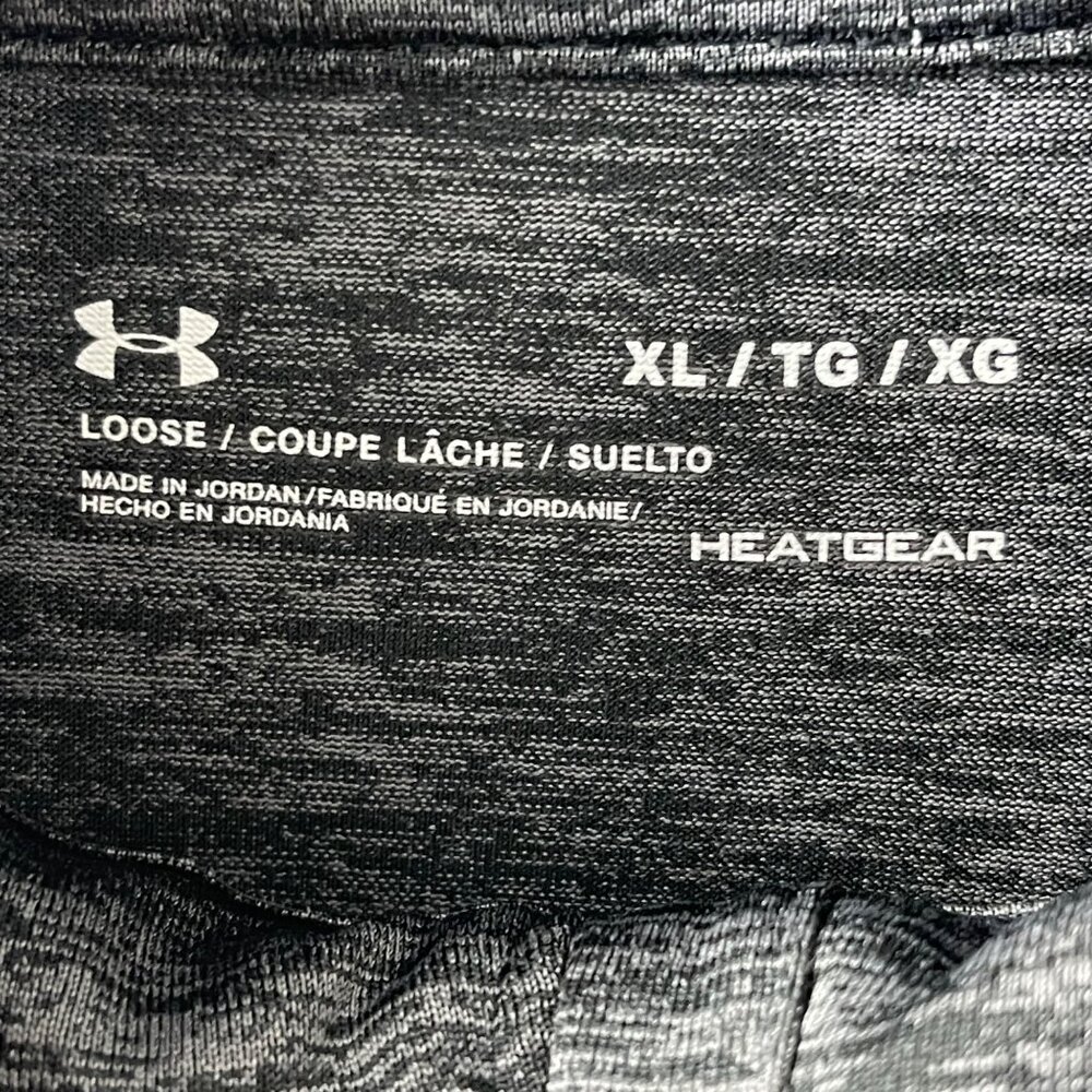 Under Armour Gray Quarter-Zip Pullover S Logo Volleyball HeatGear Loose Fit XL - Picture 5 of 13